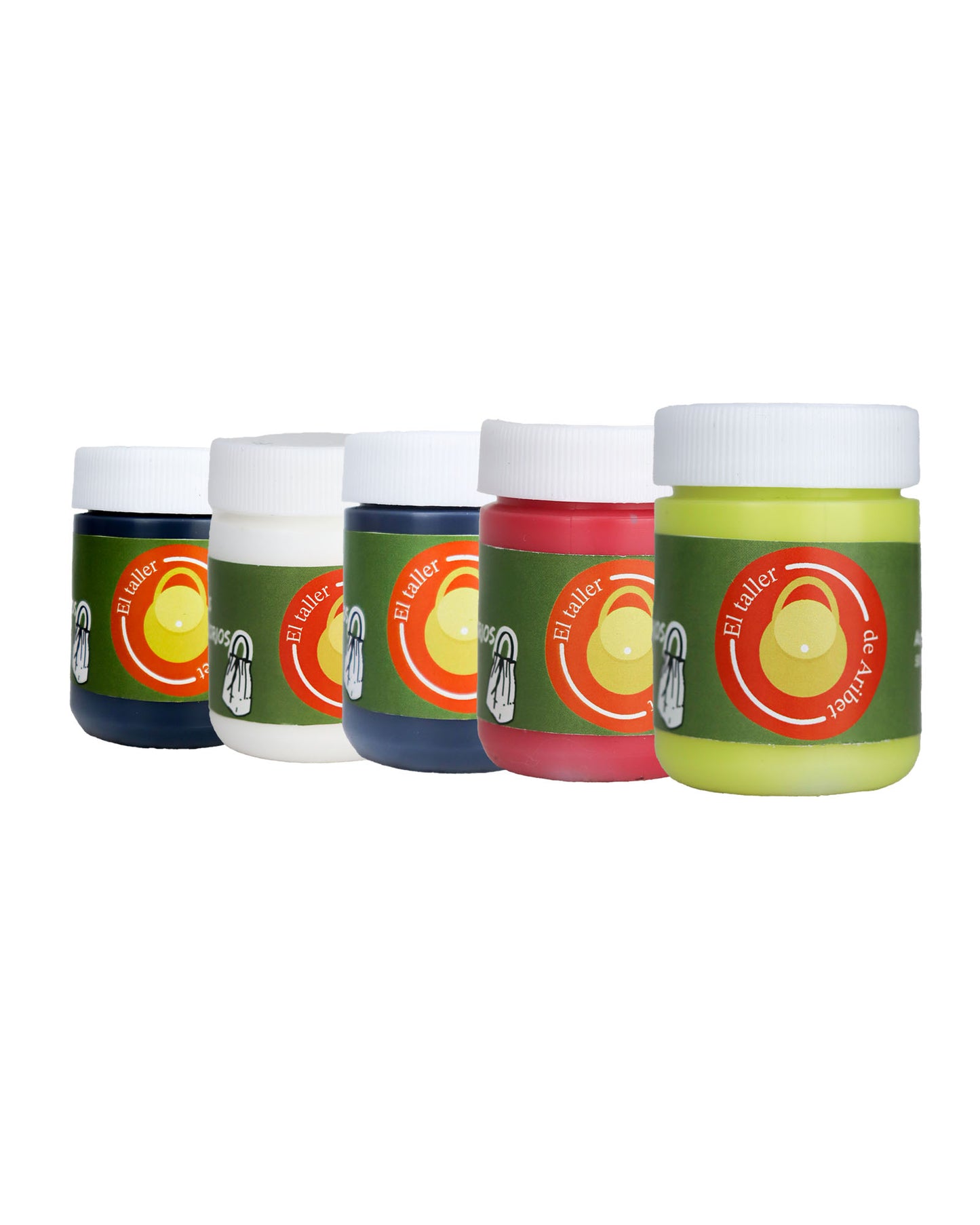 kit de pinturas acrílicas -  colores básicos